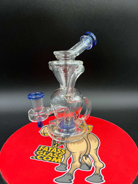 7" Crave Glass Showerhead Drip Recycler Dab Rig