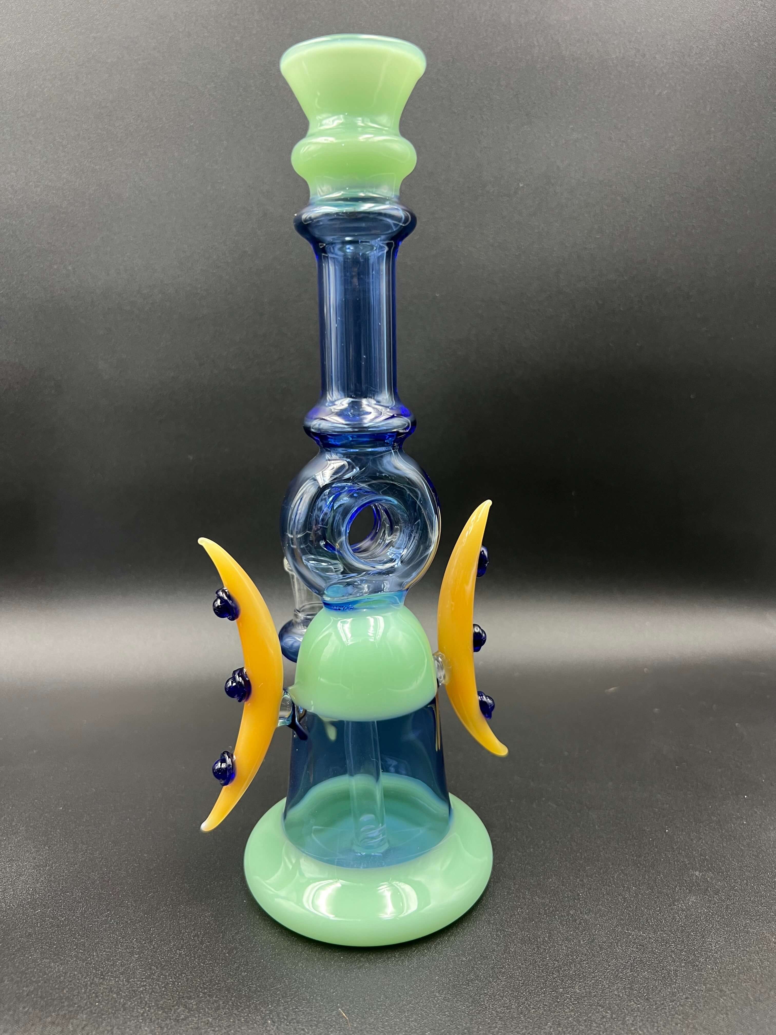 14MM Double Moon Donut Bong - FGC – fatassglass