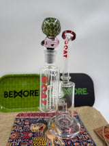 10" Lucky Goat Glass Ash Catcher Bundle