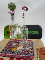 10" Lucky Goat Glass Ash Catcher Bundle