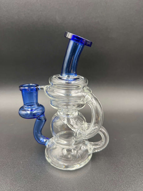 6" Mini Recycler Borosilicate Glass Dab Rig