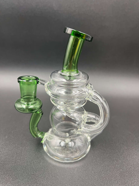 6" Mini Recycler Borosilicate Glass Dab Rig