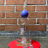 Glass Ball Recycler Waterpipe - 12" | 14mm Female