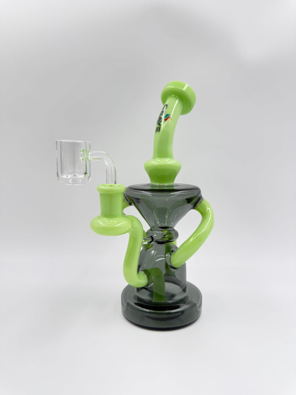 9" Crave Glass Dual Tone Recycler