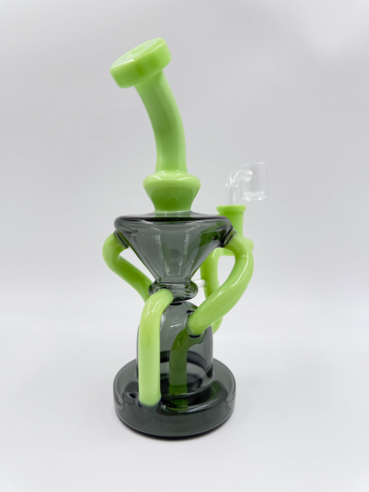 9" Crave Glass Dual Tone Recycler
