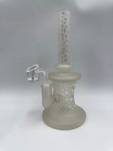 9.5" Sandblasted Banger Hanger w. Quartz Banger