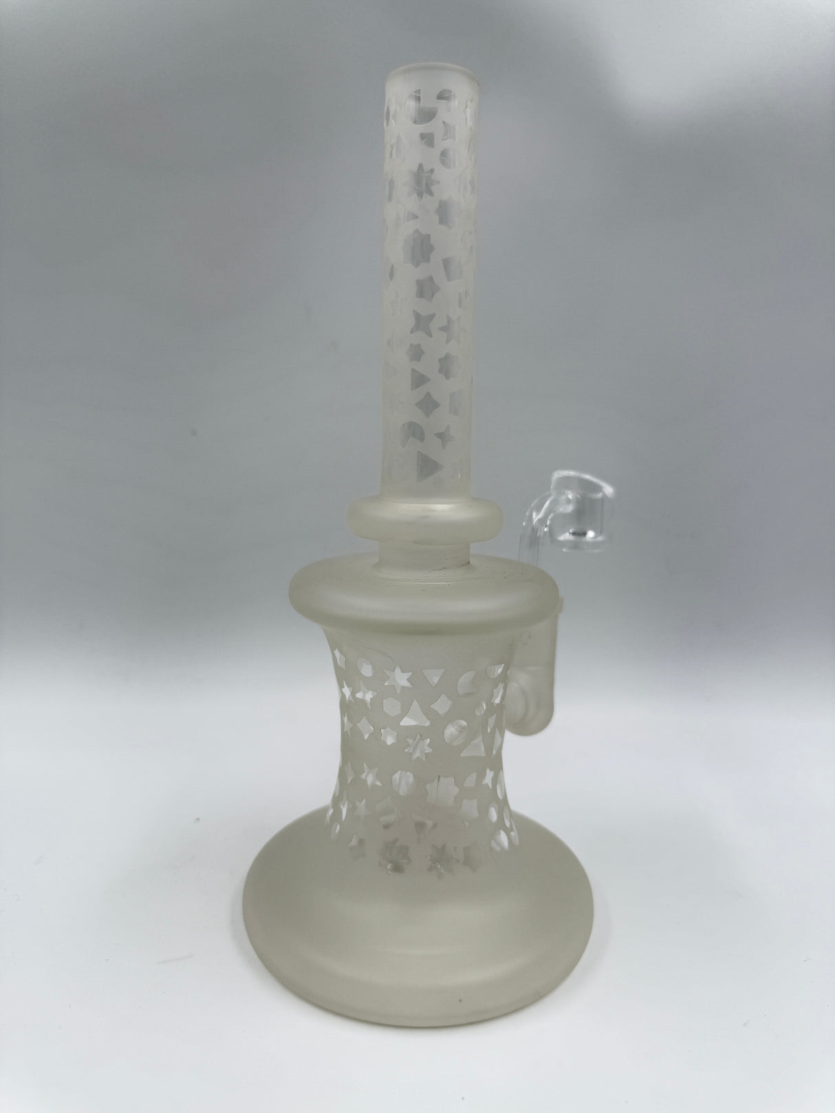 9.5" Sandblasted Banger Hanger w. Quartz Banger