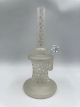 9.5" Sandblasted Banger Hanger w. Quartz Banger