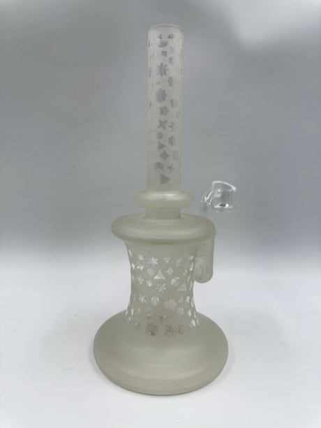 9.5" Sandblasted Banger Hanger w. Quartz Banger