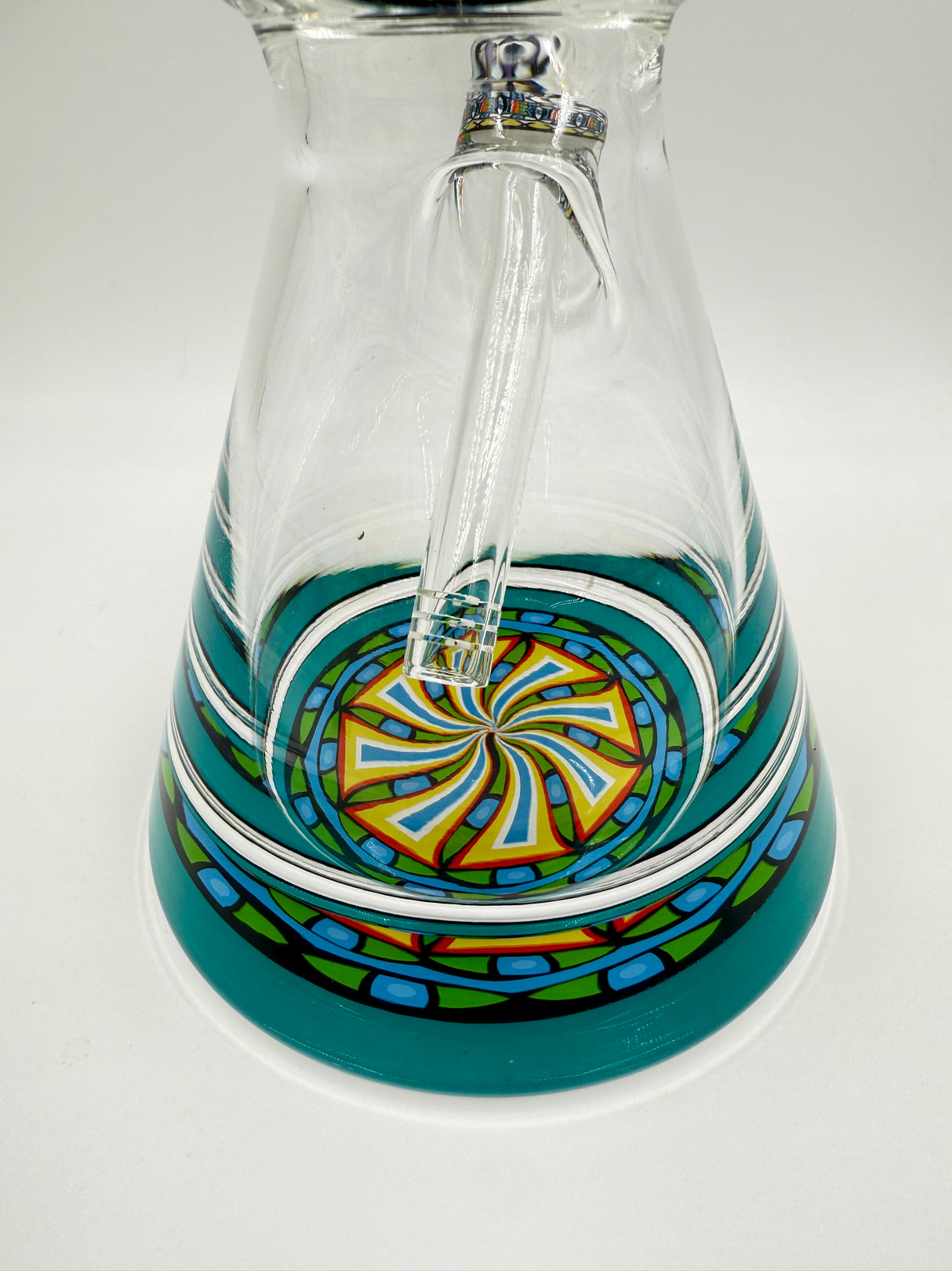 16" Colored Coil Percolator Beaker Bong