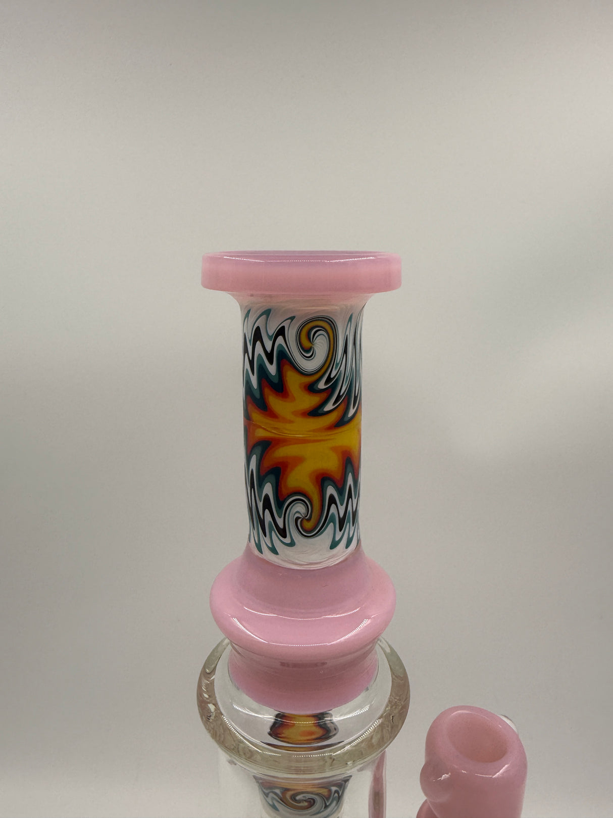 CLOSEOUT 16" Diamond Glass Double Matrix Perc Straight Tube Bong