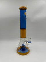 CLOSEOUT Diamond Glass Pyramid Beaker Bong