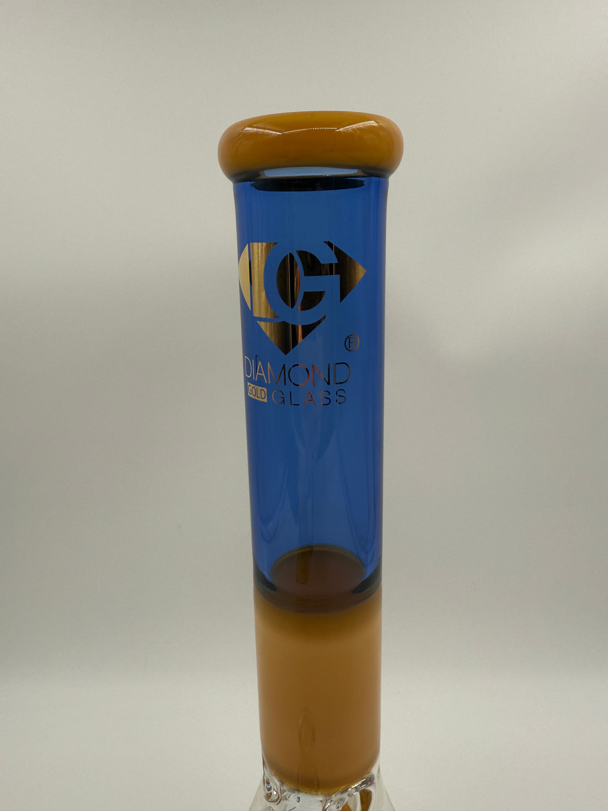 CLOSEOUT Diamond Glass Pyramid Beaker Bong