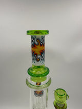 CLOSEOUT 16" Diamond Glass Double Matrix Perc Straight Tube Bong