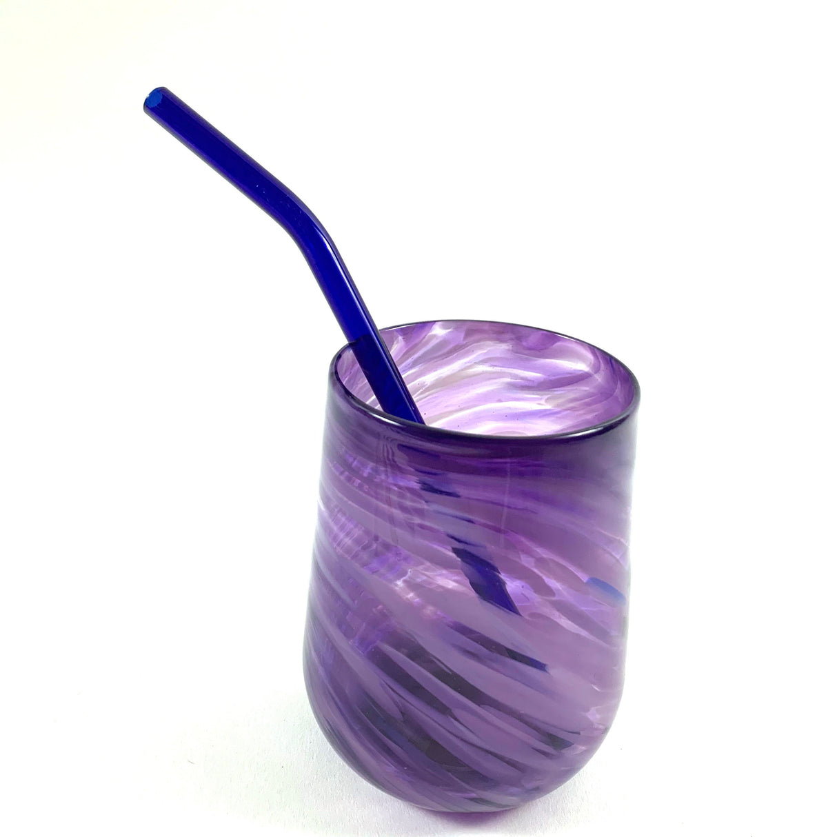 glass drinking straw