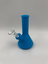 5" Pocket Bong Silicone w. Removable Downstem & Glass Slide