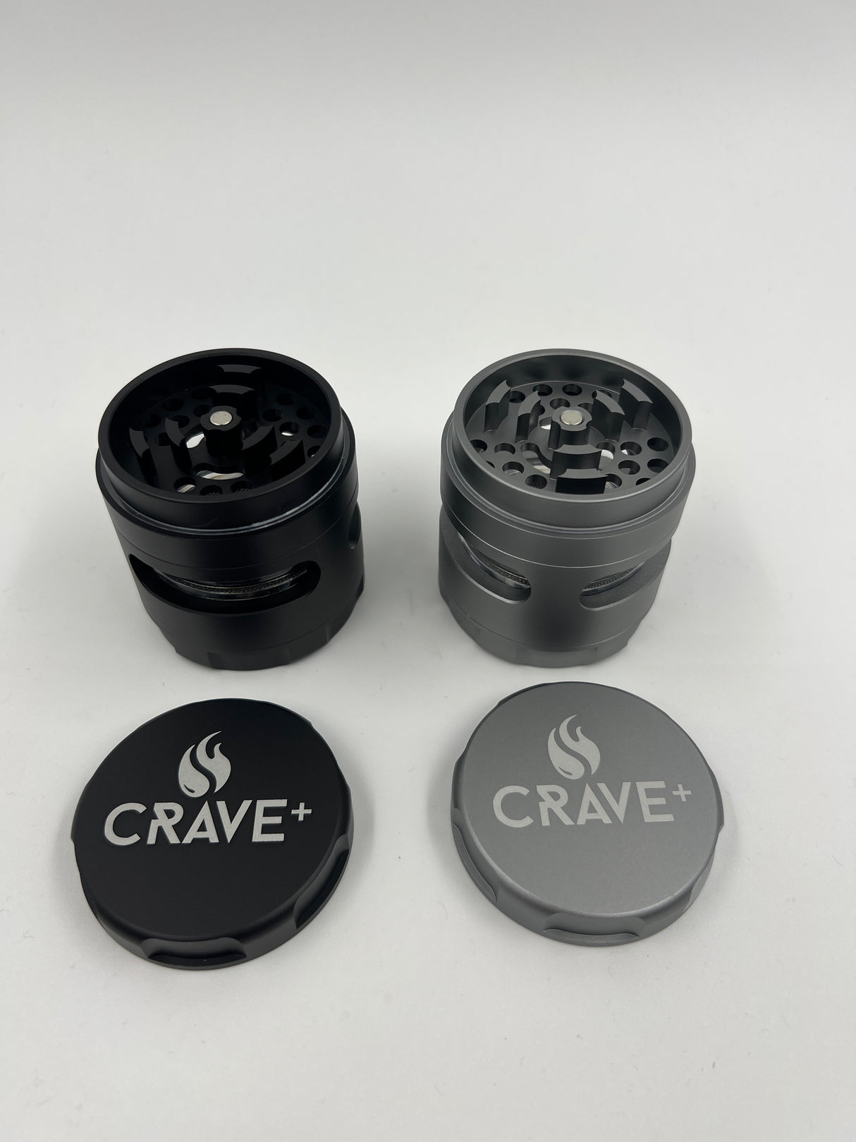 Crave 4 Piece Grinder w. Window & Pollen Scraper