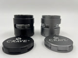 Crave 4 Piece Grinder w. Window & Pollen Scraper