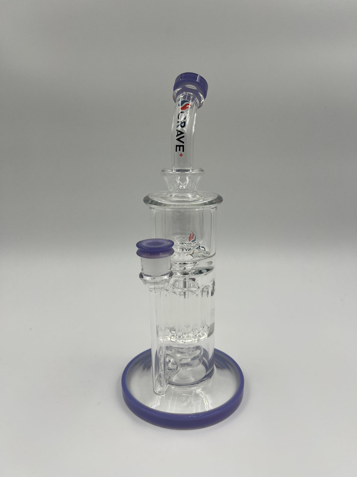12" Bent Neck Freezable Glycerin Bong by Crave