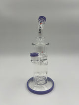 12" Bent Neck Freezable Glycerin Bong by Crave