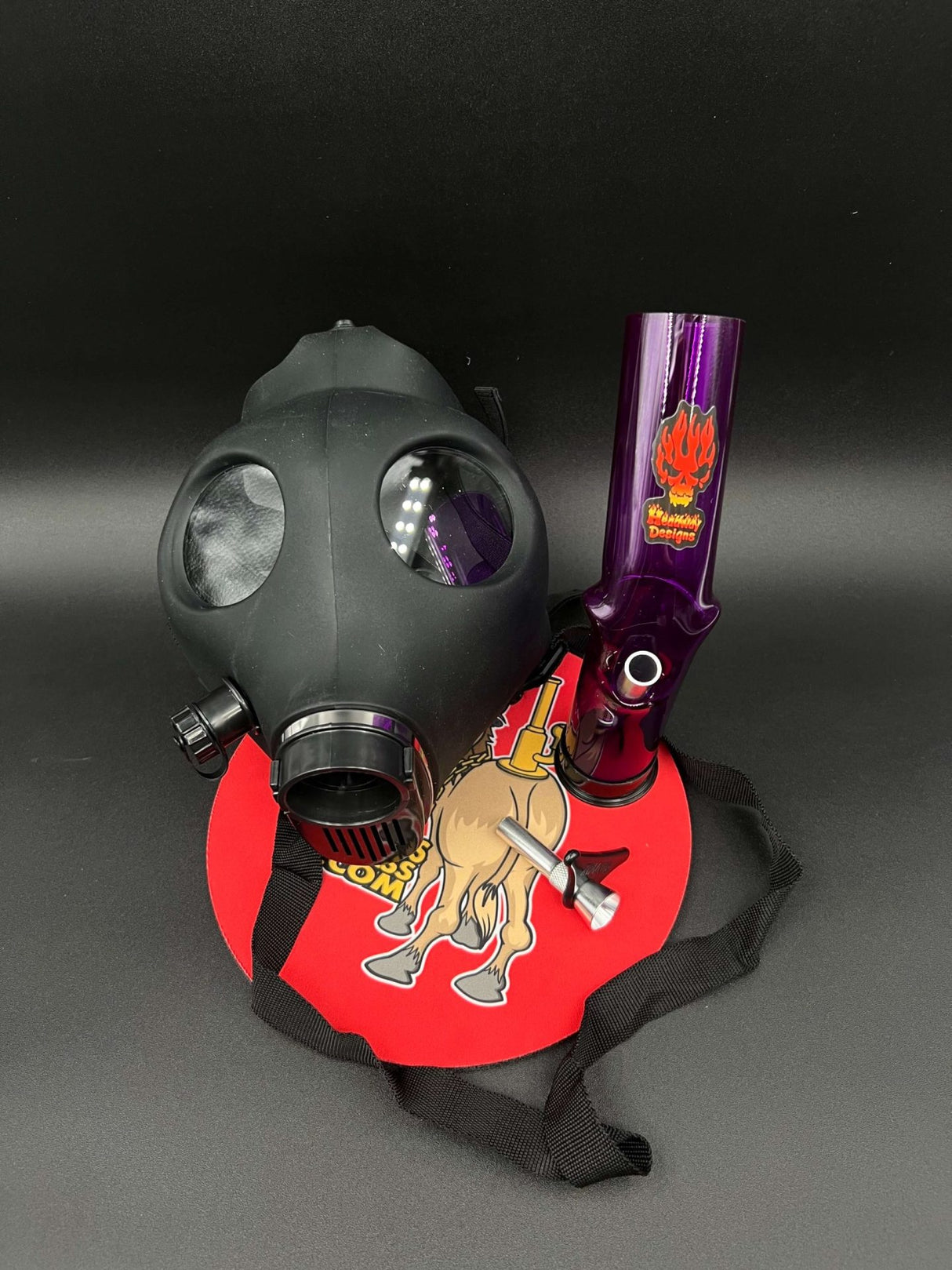 Headway Gas Mask with Acrylic Waterpipe