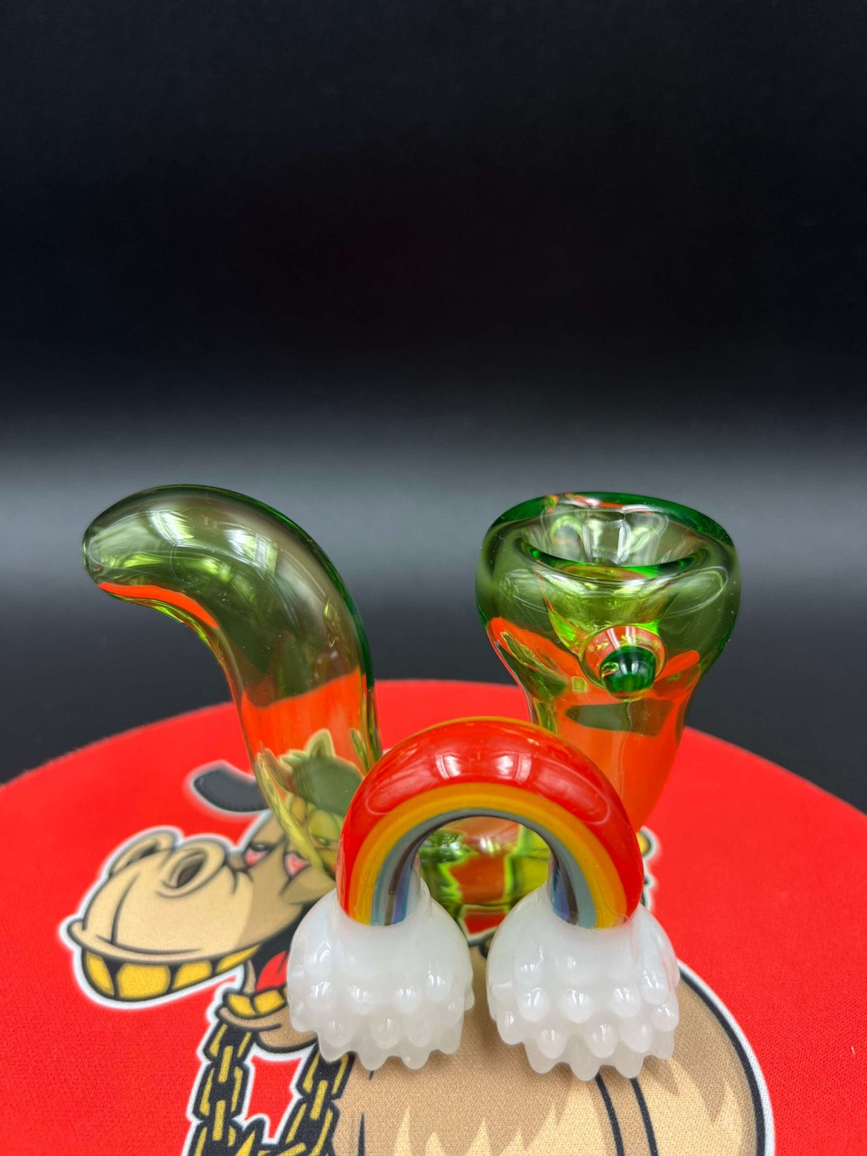 4" Rainbow Sherlock Pipe