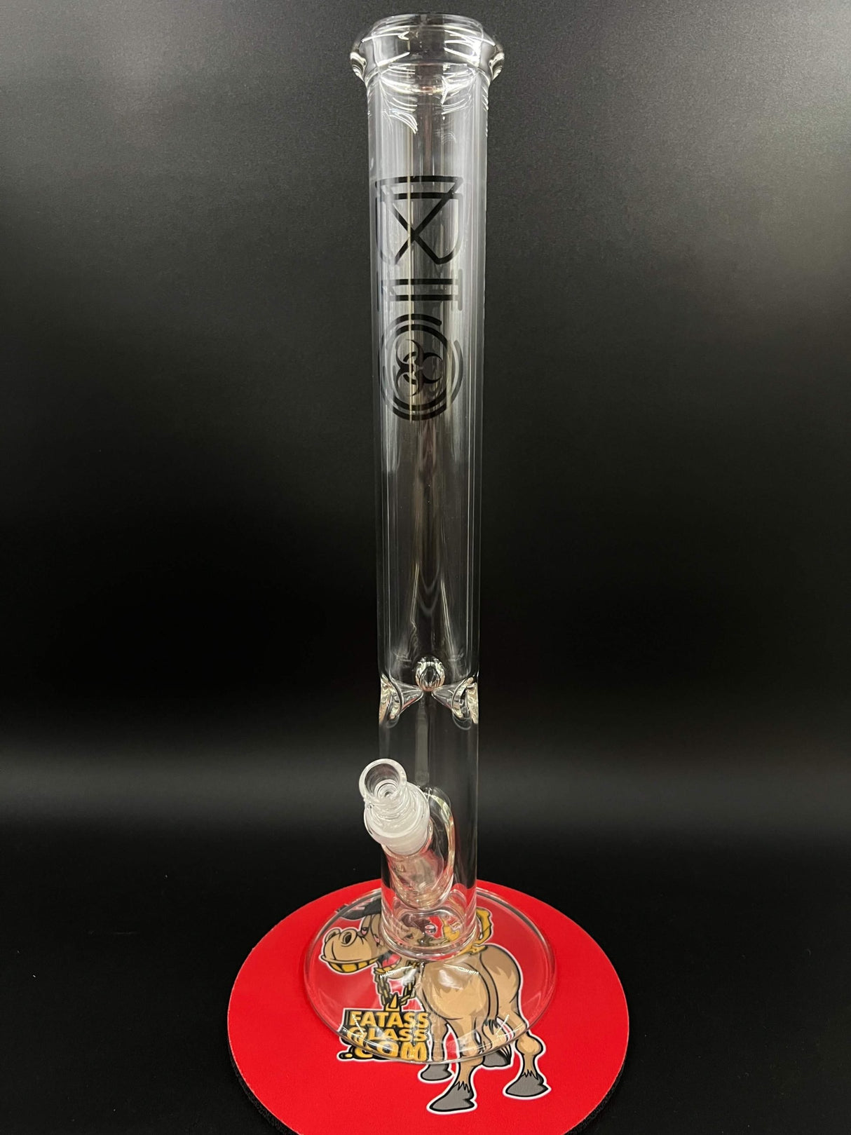 18" BIO Glass Classic Straight Tube Bong