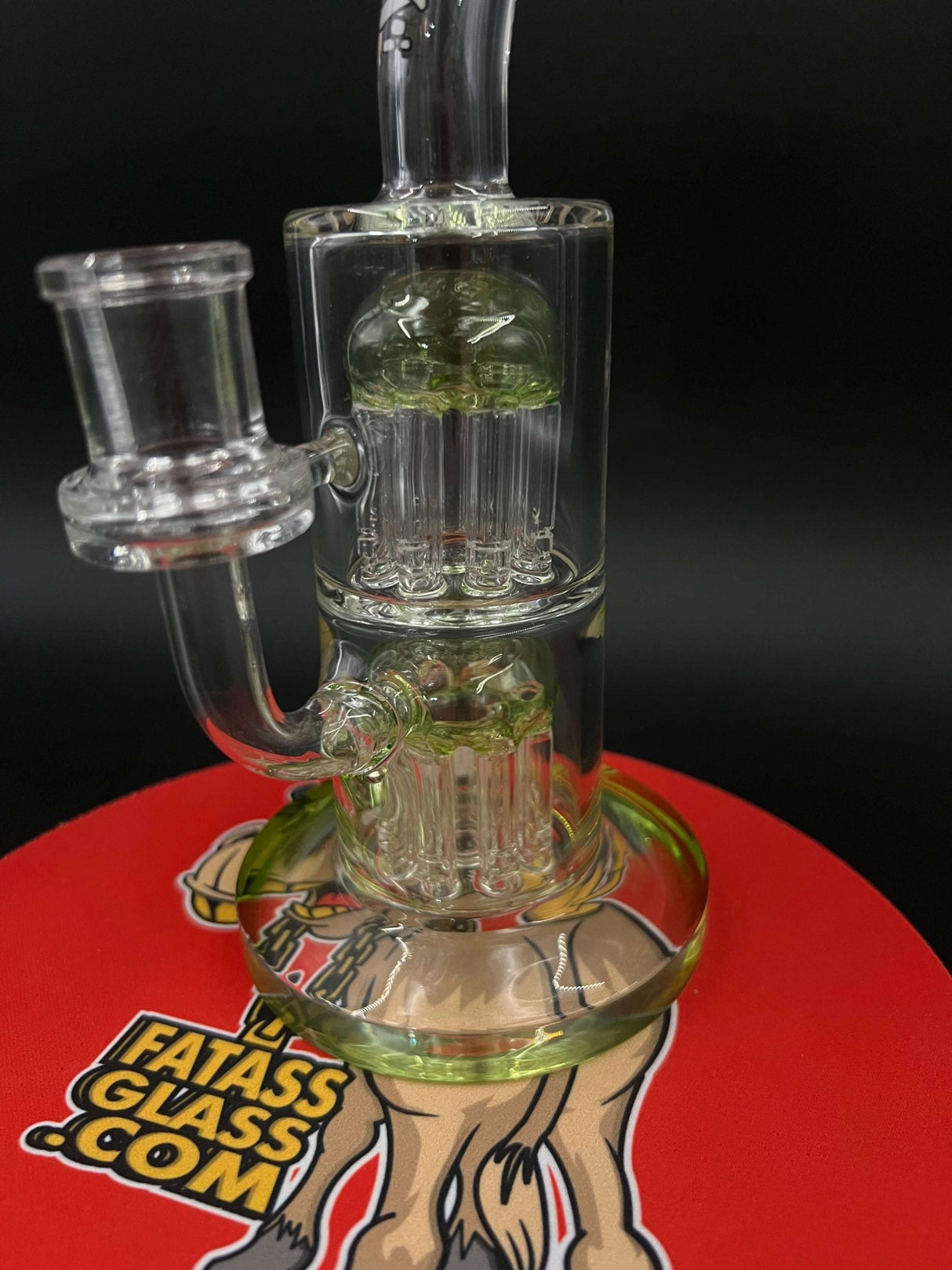 8" Double Tree Arm AFM Bent Neck Bong