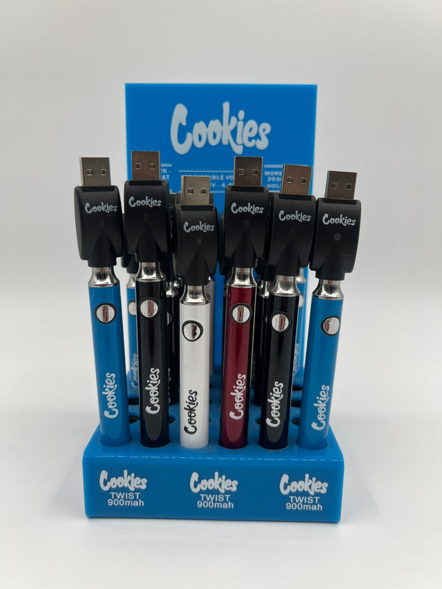 Cookies 510 Adjustable Voltage Battery & Charger fatassglass Cookies 510 Adjustable Voltage Battery & Charger fatassglass