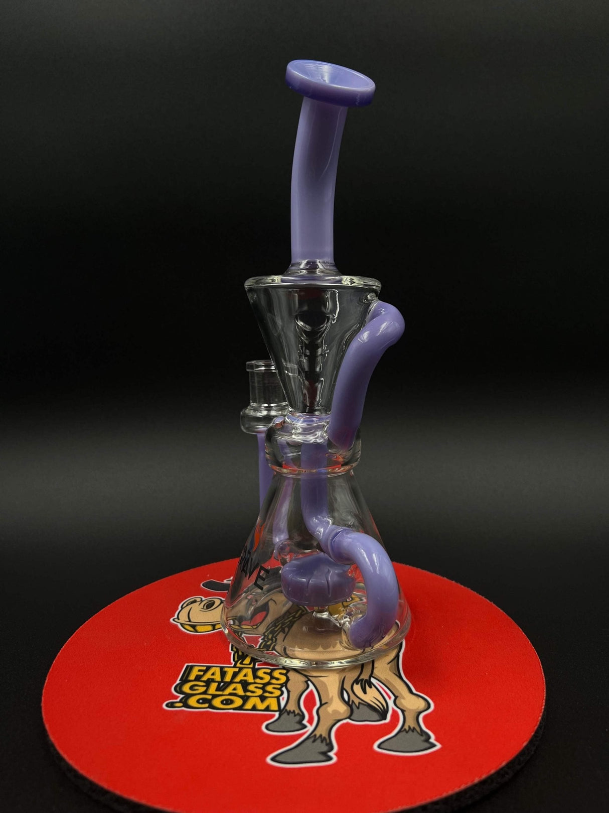 10" Crave Glass Showerhead Recycler Dab Rig