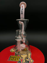 10" Crave Glass Showerhead Recycler Dab Rig