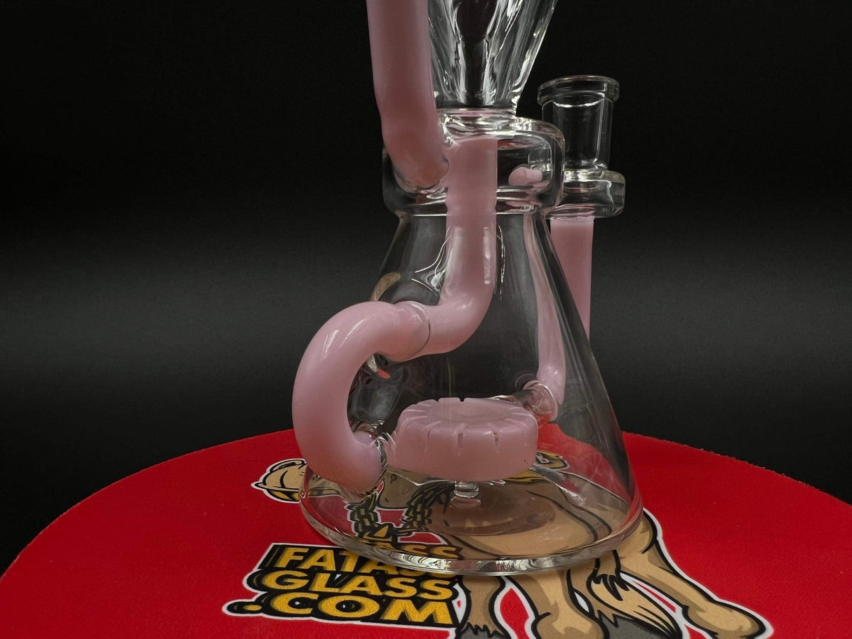 10" Crave Glass Showerhead Recycler Dab Rig