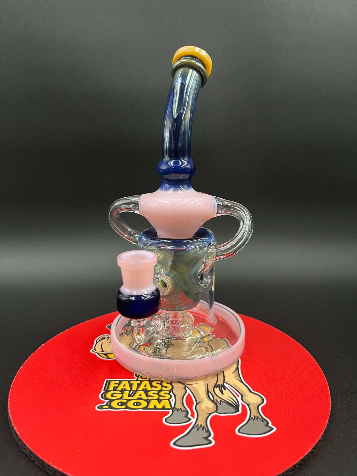 8" Showerhead Egg Percolator 14mm Dab Rig