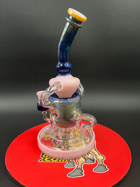 8" Showerhead Egg Percolator 14mm Dab Rig