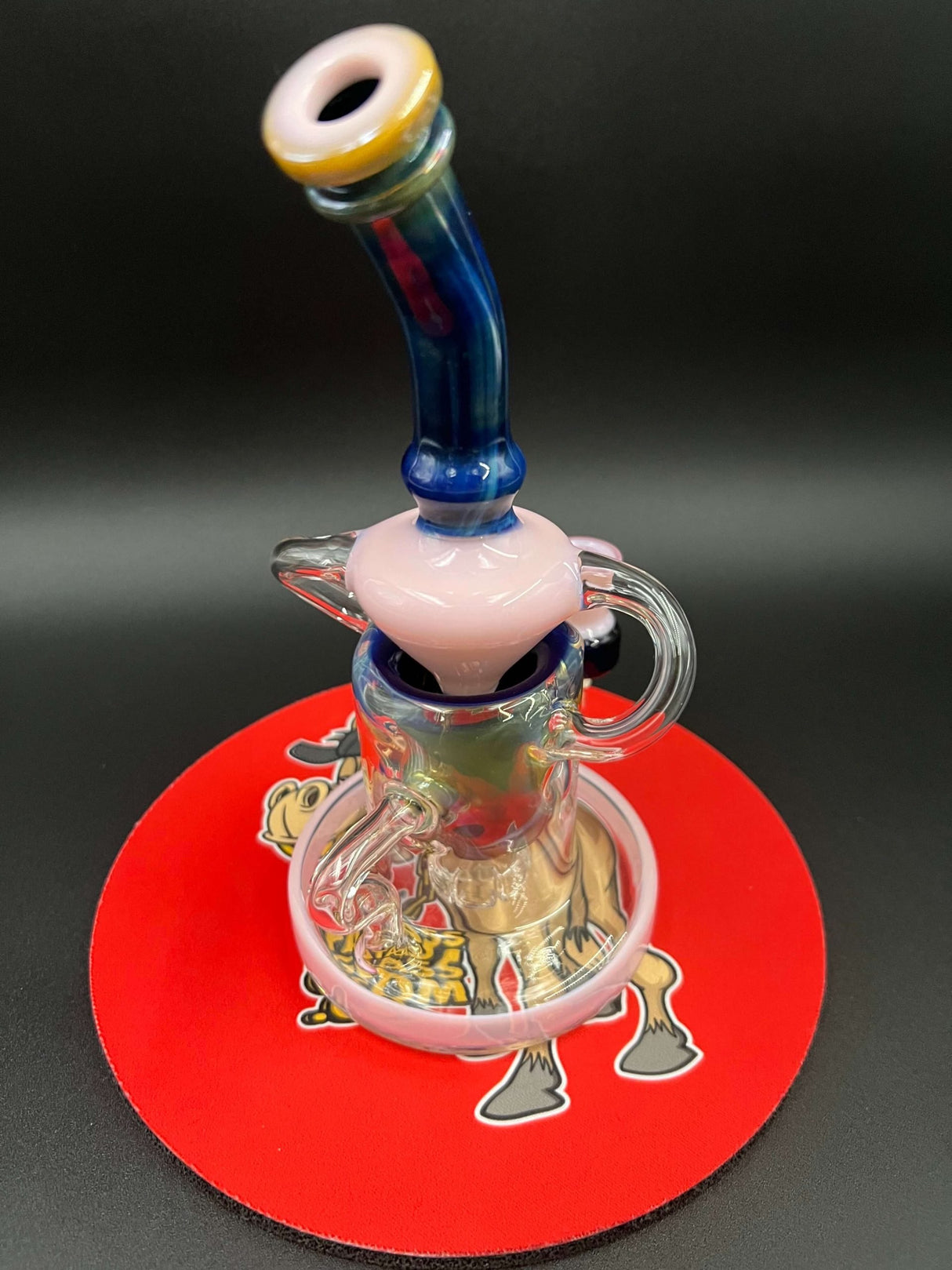 8" Showerhead Egg Percolator 14mm Dab Rig