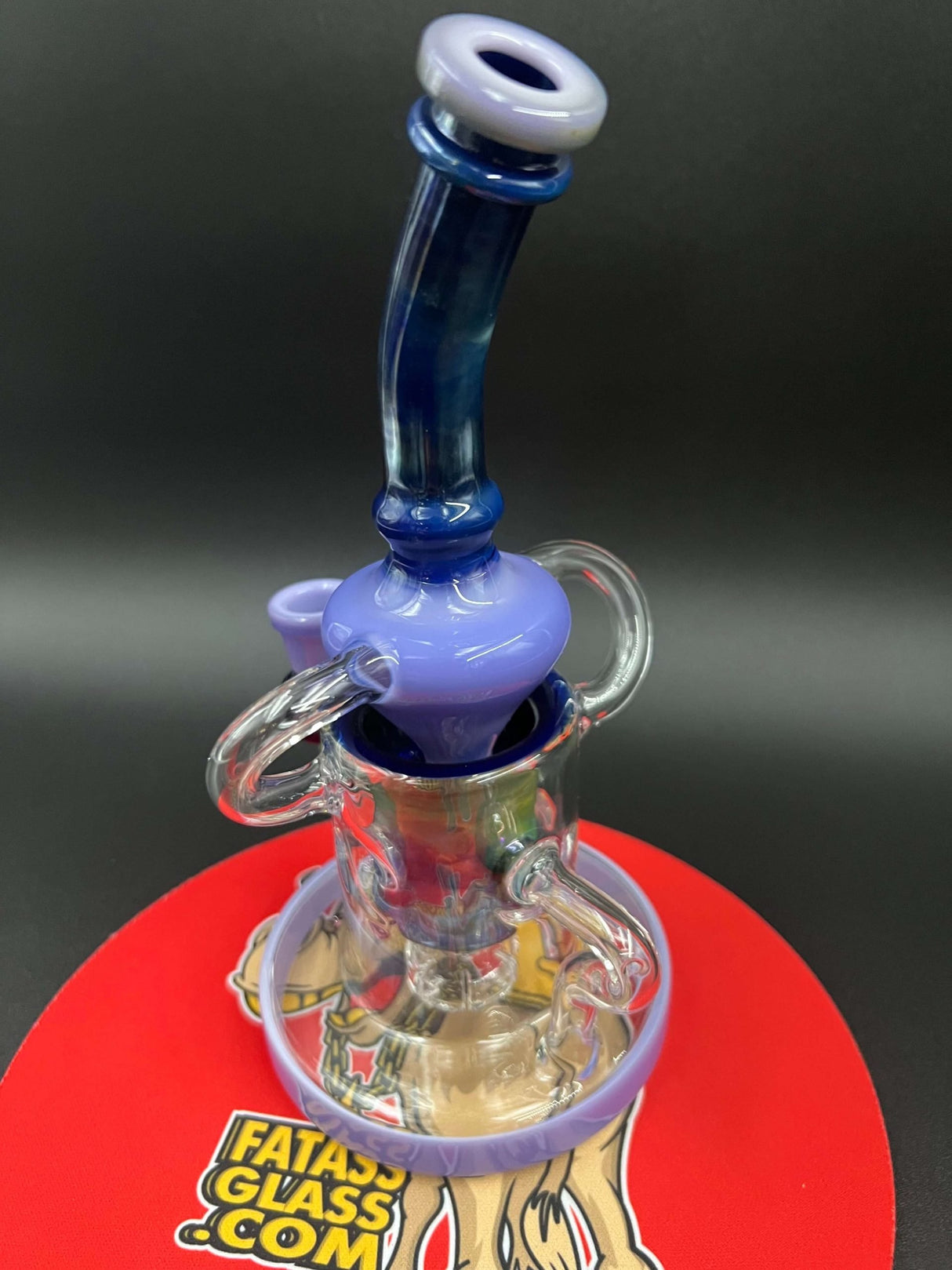 8" Showerhead Egg Percolator 14mm Dab Rig