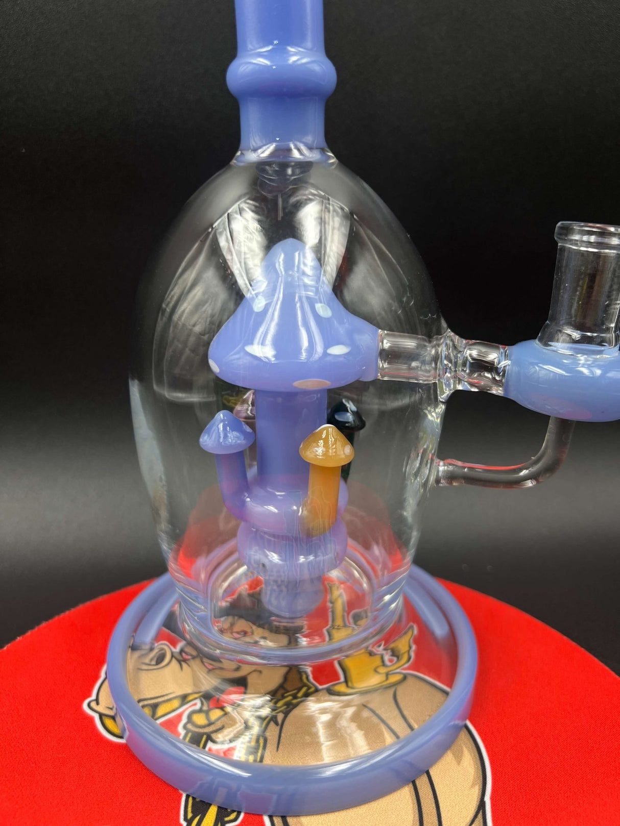 9" 14mm Trippy Mushroom Bong: A Psychedelic Smoking Experience