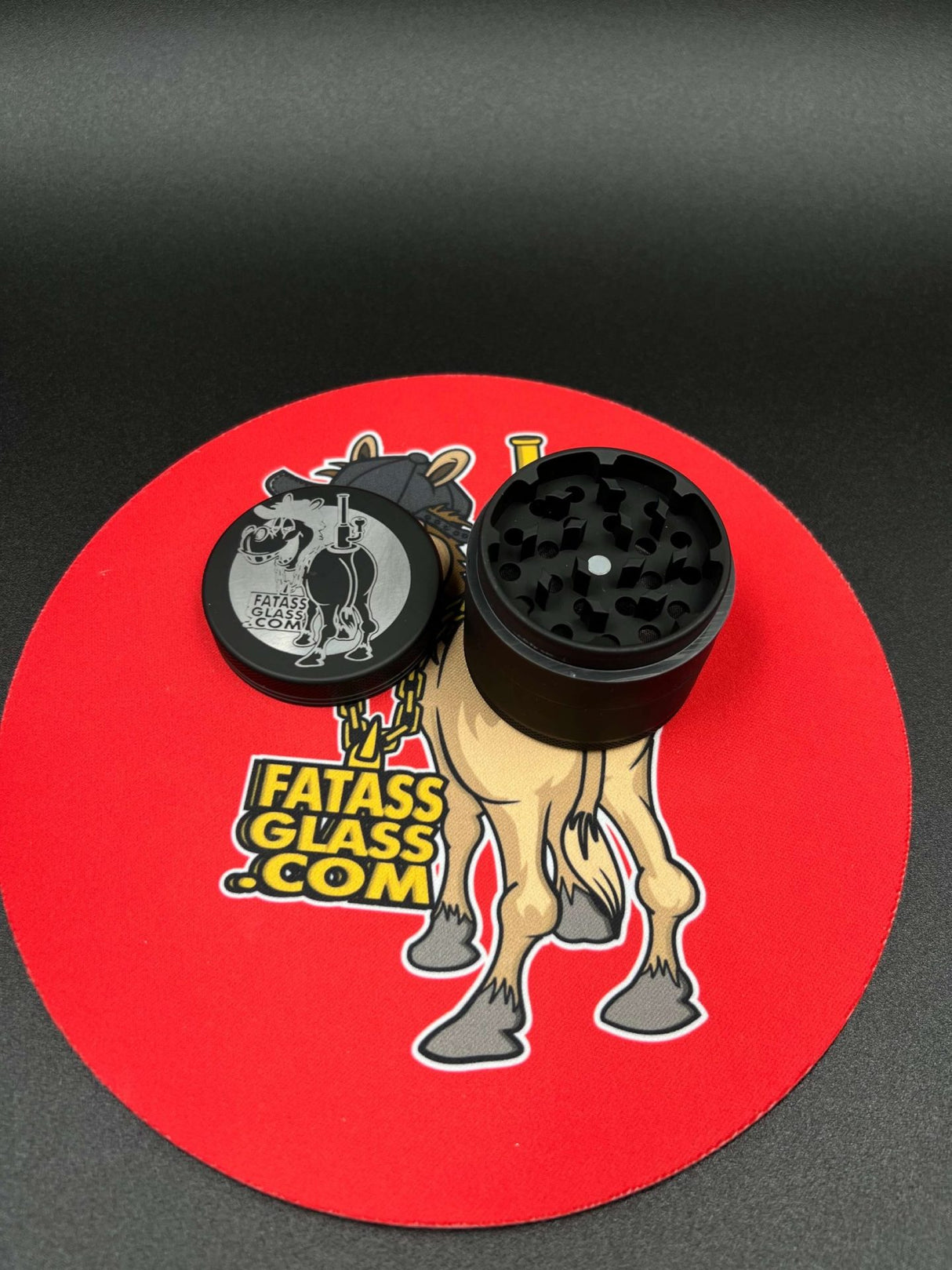 Fat Ass Glass 2" 4 Piece Matte Grinder