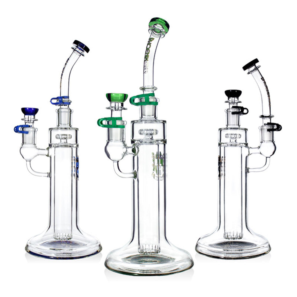Shop Phoenix Star double showerhead bong color options, buy online 