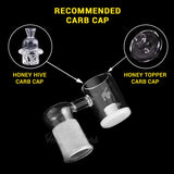 HONEY & MILK CORE REACTOR SIDECAR QUARTZ BANGER - 90° DEGREE | YL-CLOSEOUT
