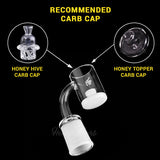 HONEY & MILK CORE REACTOR QUARTZ BANGER - 90° DEGREE | YL-CLOSEOUT