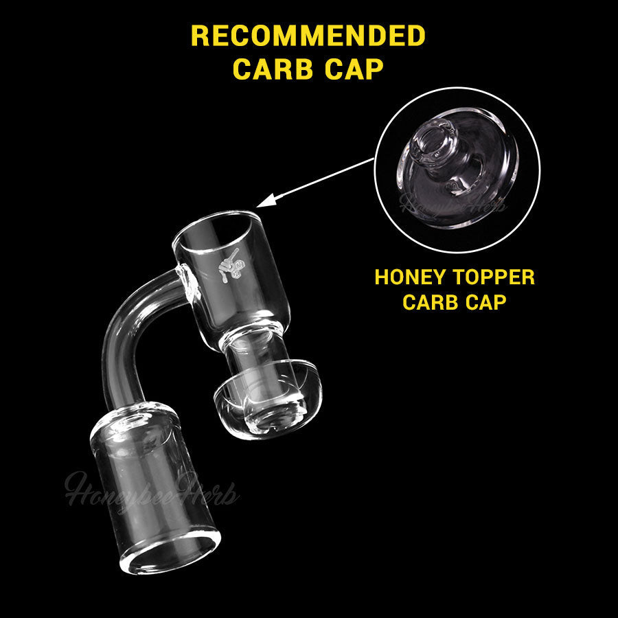 HONEYSUCKLE QUARTZ BANGER - 90° DEGREE | YL-CLOSEOUT