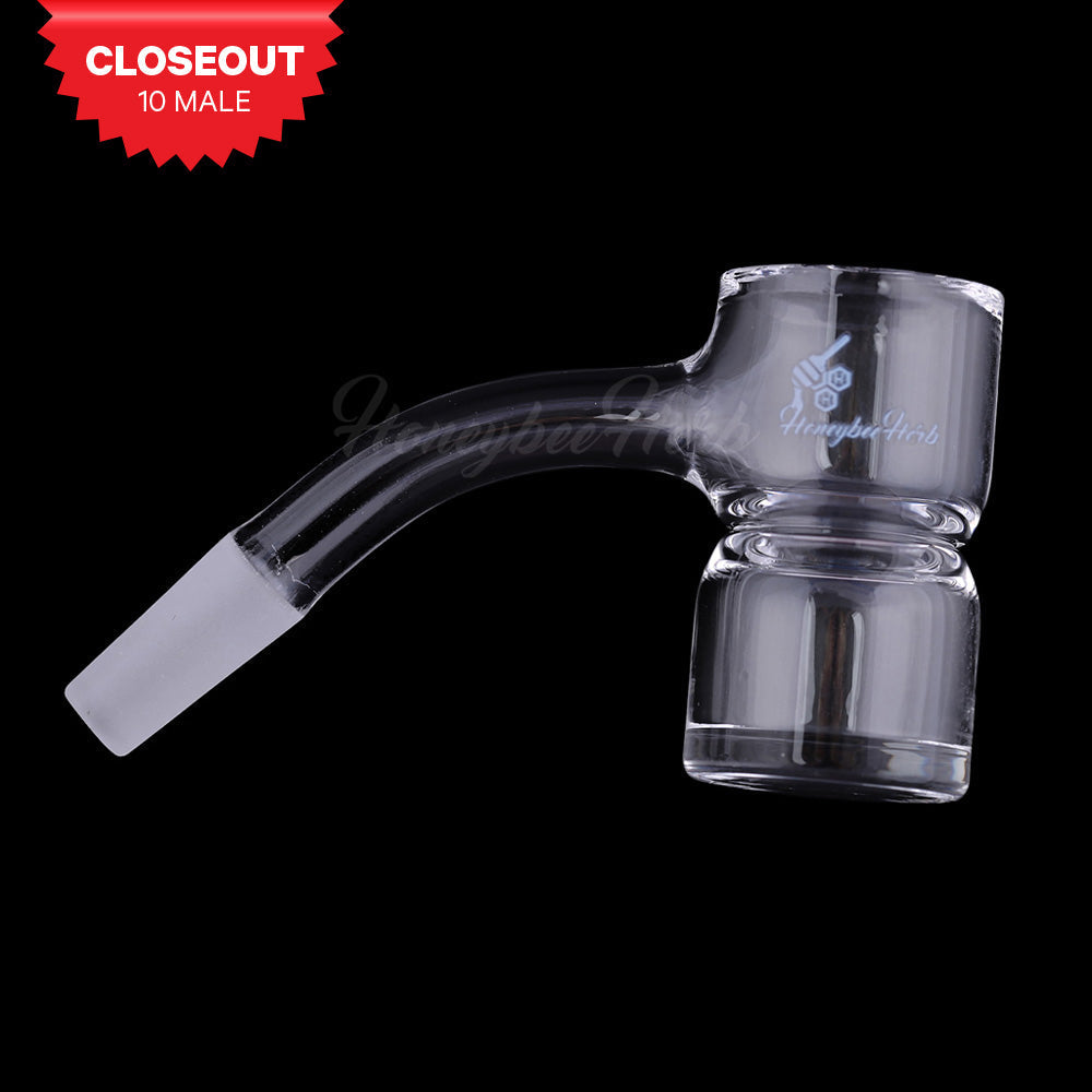 HONEY BEVEL SPLASH BUCKET QUARTZ BANGER - 45° DEGREE | BL-CLOSEOUT