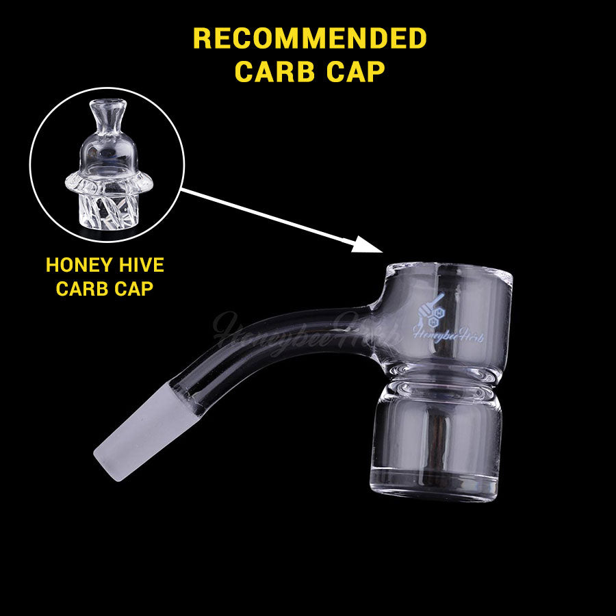 HONEY BEVEL SPLASH BUCKET QUARTZ BANGER - 45° DEGREE | BL-CLOSEOUT