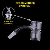 HONEY BEVEL SPLASH BUCKET QUARTZ BANGER - 45° DEGREE | BL-CLOSEOUT