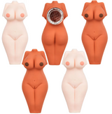 Voluptuous Naked Body Silicone Hand Pipe | 3" | Assorted Colors |