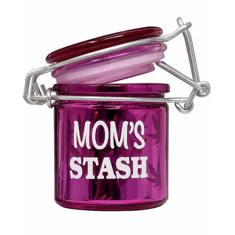 AIRTIGHT GLASS MOM'S STASH STORAGE JAR