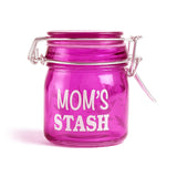 AIRTIGHT GLASS MOM'S STASH STORAGE JAR