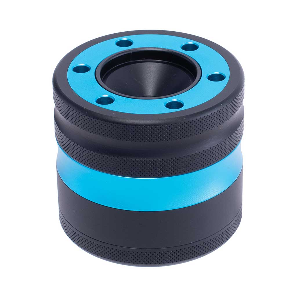 ALUMINIUM GRINDER W/ CONE HOLDER & FUNNEL