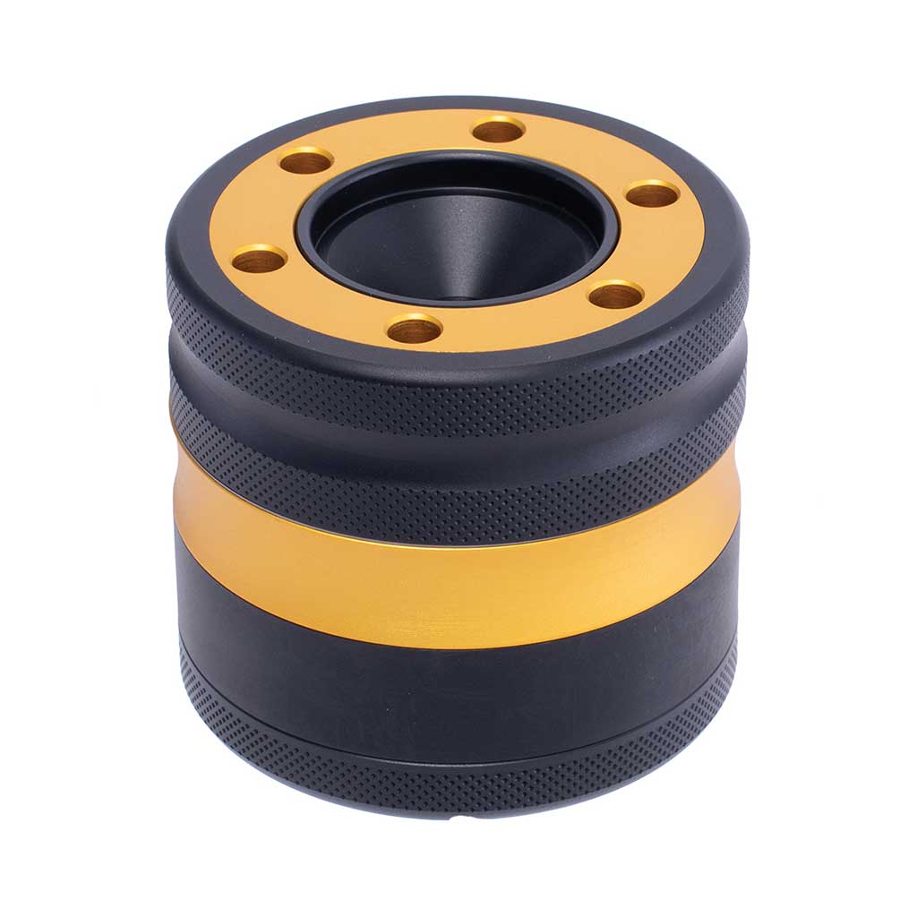 ALUMINIUM GRINDER W/ CONE HOLDER & FUNNEL